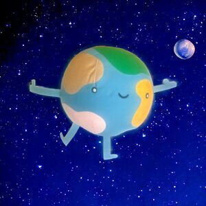 IKEA AFTONSPARV Collection Kids Soft Toy Earth Ball - Multicolor 7 ¾‎ "